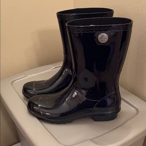 UGG fur lined rain boots